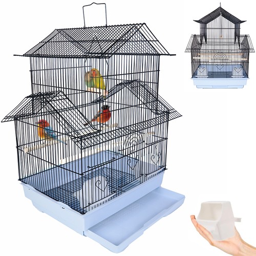 Cage volière noire pour