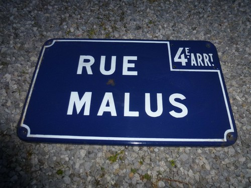 Ancienne plaque émaillée rue - ancienne,