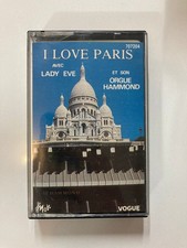 I Love Paris Lady Eve ORgue Hammond Made in France Audio Cassette