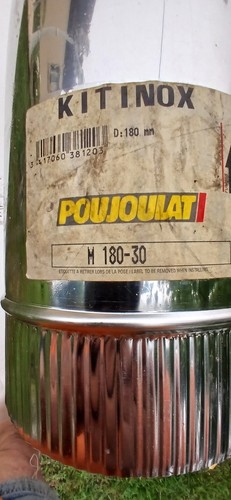 Tuyau poujoulat 180 - 30, pour
