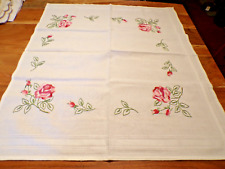 Petite Nappe en coton blanc