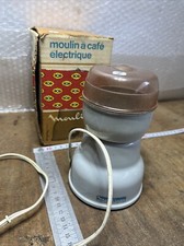 Old vintage Moulinex electric coffee grinder "ref No.1