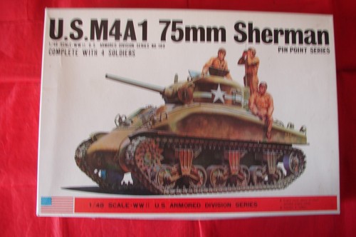Bandai sherman 48 us - bandai, 1/48