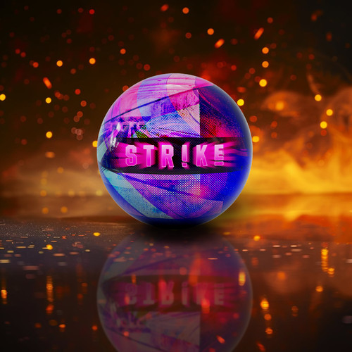 Bowling ball neon flash - bowling,