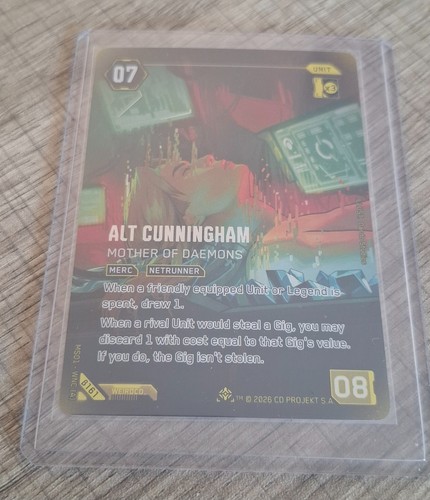 Cyberpunk tcg alt cunningham - -,