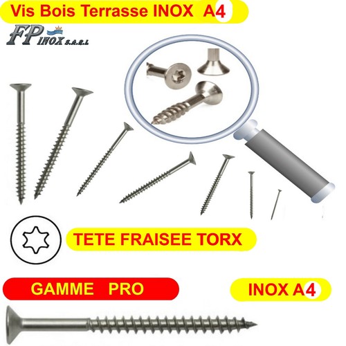 Vis inox terrasse - vis,