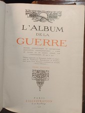 L'album De La Guerre 1914 - 1919 L'Illustration 2 Tomes Reliés Cuir Grand Format