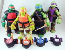 TMNT Ninja Turtles (Nickelodeon 2012) - 10" Dojo Turtles Set of 4 (loose): Leon