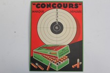 Antique Advertising Card Cartridges 22 Long Rifle Competition (49716)