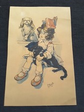 Aquarelle encre de Chine