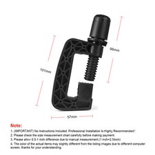 Pince de fixation noire du système de volant, pour Logitech G923 G920 G29 G27