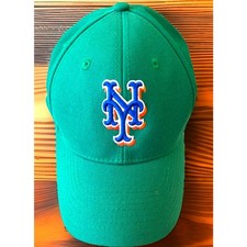 New York Mets New Era Hat Kelly Green St. Patrick's Day Patches Embroidered RARE