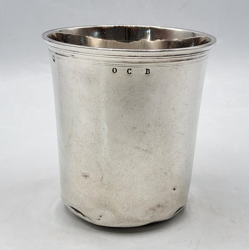 Timbale fond plat uni - , argent