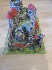 FIGURINE ELASTOLIN  MOYEN AGE CHATEAU FORT