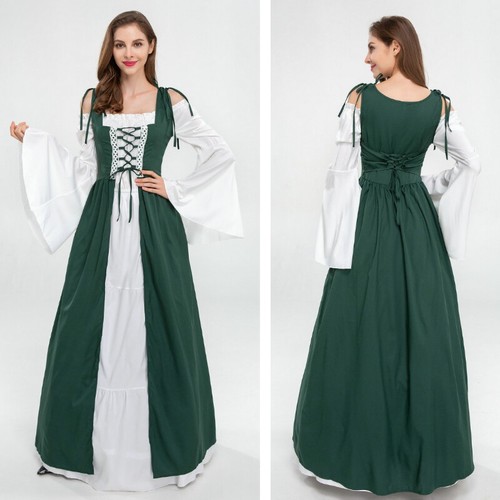 Femme médiéval robe longue - médiéval,