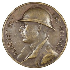 Belgique médaille Roi Albert