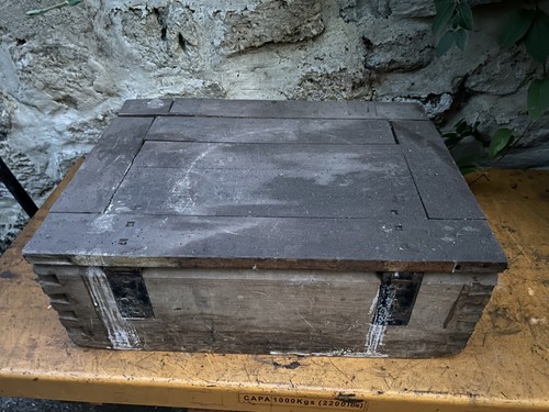 Militaria ww2 caisse bois - caisse,