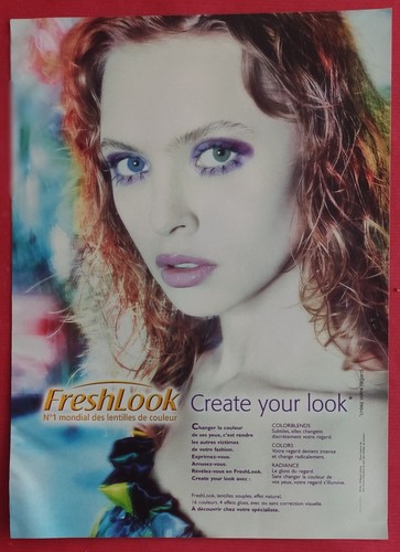 Publicité presse yeux - yeux,