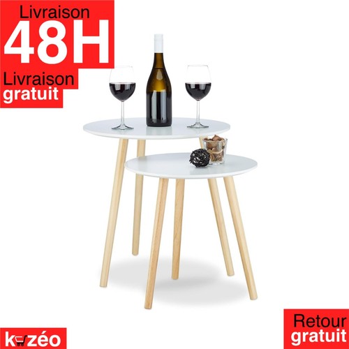 Relaxdays lot tables - lot,