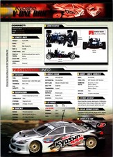 Kyosho RC V-1 RRR Nitro Touring Vintage Print Ad Wall Art Decor