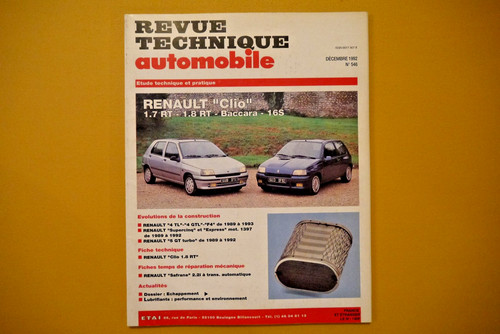 Revue technique auto - etai, n°
