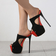 Women's Sexy Platform Super High Heels Summer Sandals Stilettos Party Shoes