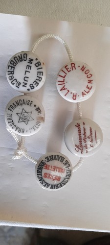 Lot bouchon biere porcelaine - lot,