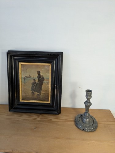 Tableau ancien marine - marine, huile