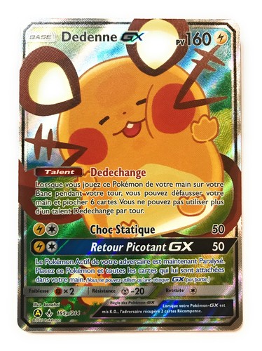 Carte pokemon dedenne - carte,