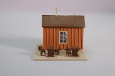DD062 VOLLMER 43640 HO HO Train Model Mounted Cabin Garden Shelter