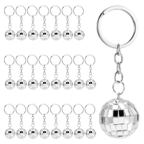 Porte clés boule disco - porte-clés,
