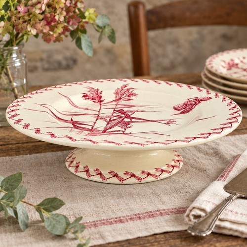 Ancienne assiette montée - , en