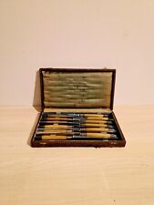 Set of 12 Stainless Steel Knives - With 2 Lions