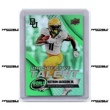 2025 Upper Deck World of Sports - Green #305 Ketron Jackson Jr. Rookie SP