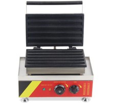 Used 110V Commercial Electric Spanish Donut Baker Churros Maker Machine Nonstick
