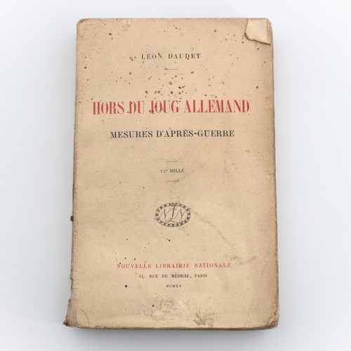 Hors joug allemand - allemand, léon