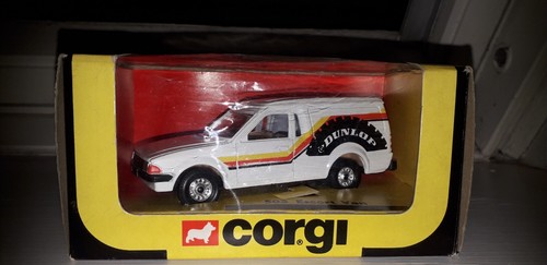 Corgi ford escort van - escort, dunlop