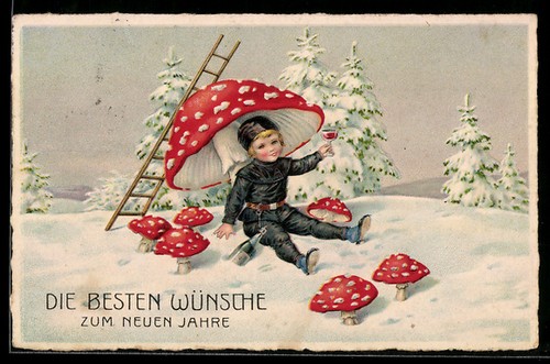 Carte postale garçon ramoneur