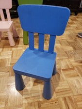 Used IKEA MAMMUT Kids Chairs Tables, Indoor/Outdoor multicolour