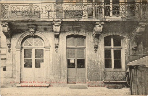 Cpa paris rue - paris,