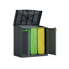 Keter Armoire Poubelle Moby Résine Deux Places 110 Litres cm.90x55x100