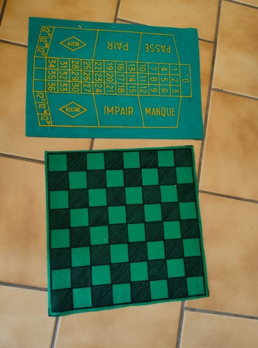 Tapis jeu feutrine - de,