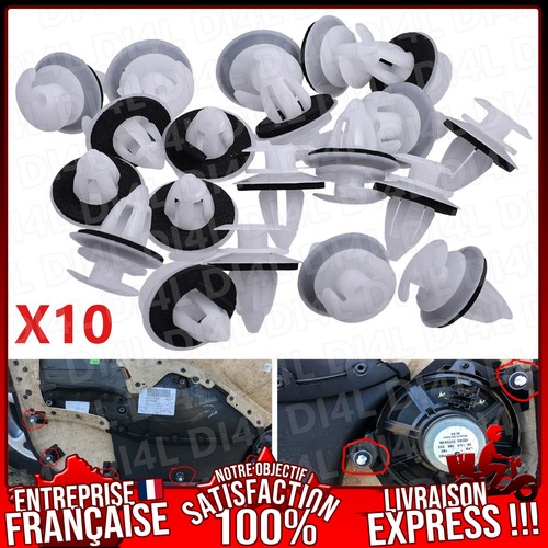 Clips fixation garniture - 10,