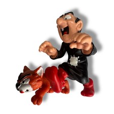 Smurf Villains GARGAMEL & AZRAEL CAT PVC Figure Germany 2012 Display Toy Pair