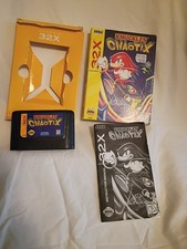 Sega Genesis 32X Knuckles' Chaotix Complete in Box with Manual, 1995, Tested.