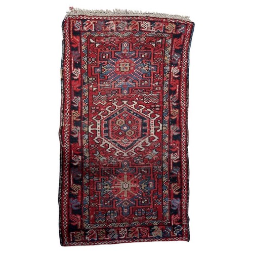 Tapis karajeh ancien - ancien, laine