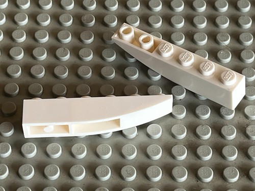 Lego star wars white - star, slope