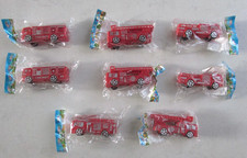 Lot de 8 camions pompiers