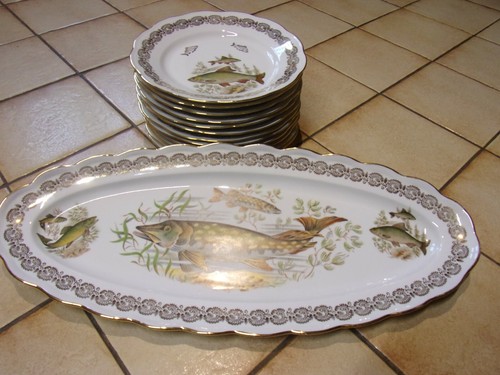 Service poisson vintage - à,