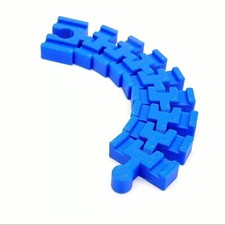 Bleu Flexible Piste pour Brio Lillabo Bigjigs Ikea Jouet Bois Train Voies